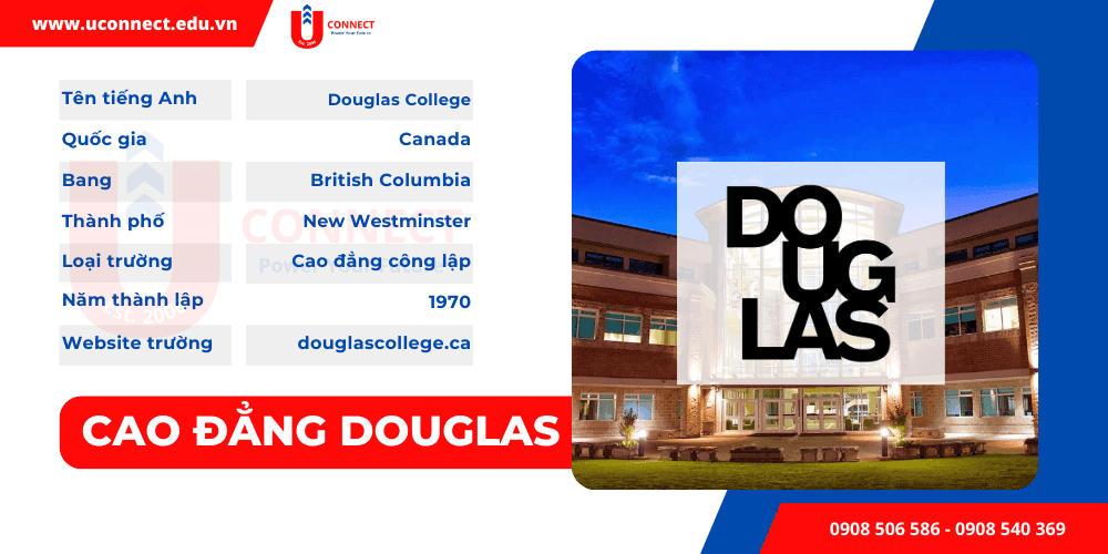 Học bổng cao đẳng Douglas, bang British Columbia, Canada